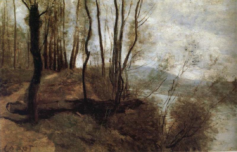 Corot Camille Path on the Rlo oil painting image